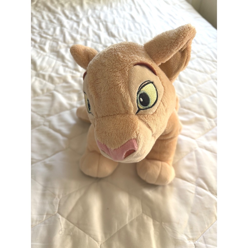 Disney Store The Lion King Nala Plush Stuffed‎ Animal Tan Beige Cub Collectible